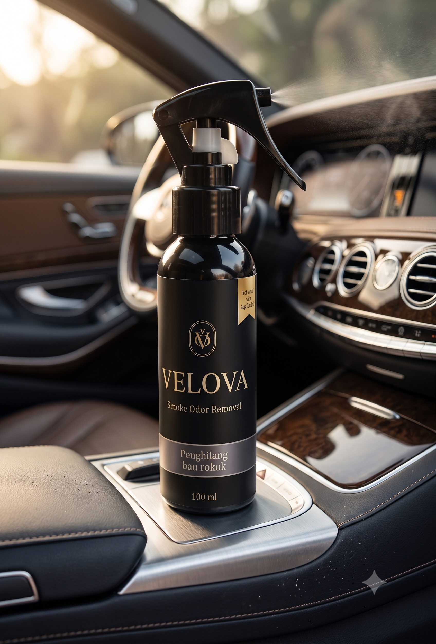Botol VELOVA 100ml Smoke Odor Removal