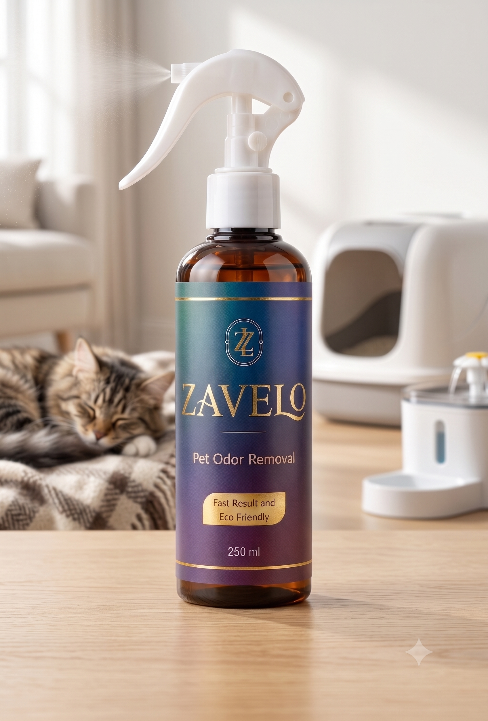 Botol Zavelo 250ml Pet Odor Removal